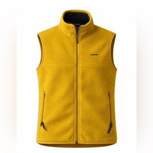 Patagonia Synchilla Fleece Vest Yellow Mens Medium